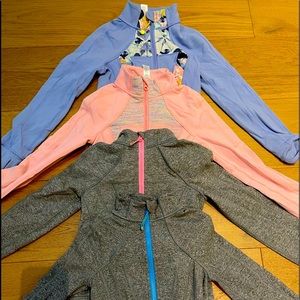 Four size 6 Ivivva jackets.
